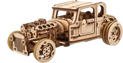 UGEARS 3D wooden mechanical puzzle Hot Rod Furious Mouse