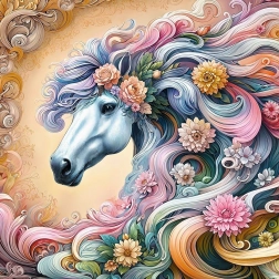 Puzzle Unistuste Hobune 1000 Tükki Cherry Pazzi