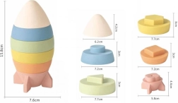 Stacking Rocket – Shapes ZIRO