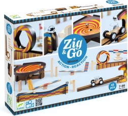 Djeco puidust kuulirada Zig & Go, 45 detaili