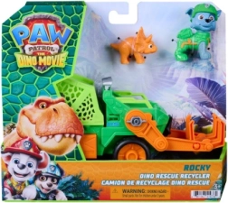 Paw Patrol Dino Movie Rocky taaskasutusauto koos kujukestega