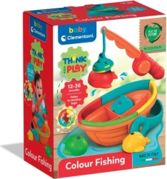 Logical fishing game with a rod and boat CLEMENTONI
