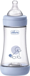 Chicco koolikuvastane beebipudel Perfect5 240 ml Physio lutiga, keskmine voolukiirus 2k+