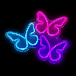 2Kids Toys LED NEON liblikate lamp riputamiseks