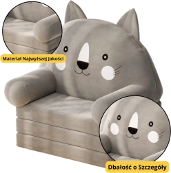 Lahtikäiv laste tugitool Kass Hall 3-astmeline