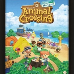 3D pilt Animal Crossingu lentikulaarse trükiga