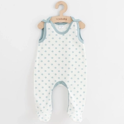 Baby footed romper New Baby Classic II stars mint