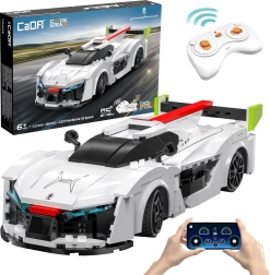 CaDA RC võidusõiduauto ehituskomplekt Pininfarina H2 Speed 1:20 valge (296 detaili, Dual Mode)