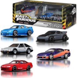 Hot Wheels Kiired ja vihased – 5 metallist mänguauto komplekt FAST & FURIOUS