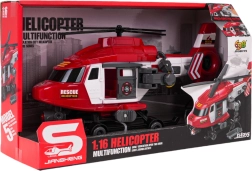 Päästetud tuletõrje helikopter 1:16 tulede ja helidega