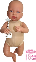 Realistic Baby Doll with Sounds and Soft Body 44 cm