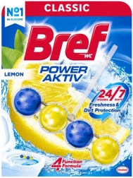 Bref Power Aktiv WC-ääre riputatav puhastaja Lemon 50 g