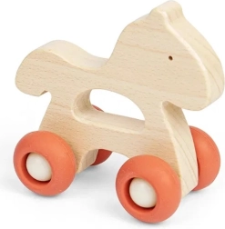 Bigjigs Toys puidust ratastel loomake