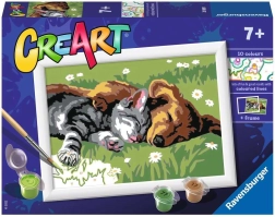 CreArt Sleeping Dog and Cat