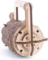 Ugears 3D pusle numbrilukk – mehaaniline puidust kokkupandav mudel