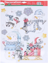 Jõuluakna kaunistus 41 × 29 cm