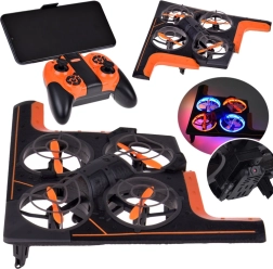 Lõbus droon kaamera ja valgustusega