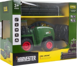 Green RC Combine Harvester with Smoke Effect 1:24