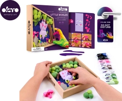 Modelleerimiskomplekt Väike maailm raamis – nahkhiir 21 × 21 cm