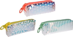 Läbipaistev pinal-tüüpi etui 21 × 4,5 × 7 cm – värvide segu