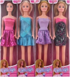 Jointed doll 29 cm with long hair