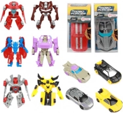 10 cm muutuv auto-robot plastkarbis