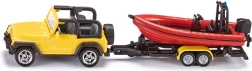 Siku Jeep Wrangler with Boat – 1:87 model