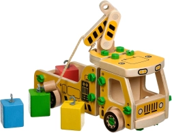 Puidust autokraana – konstruktorikomplekt Lucy & Leo