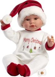 Llorens New Born realistic talking baby doll 45 cm with soft body