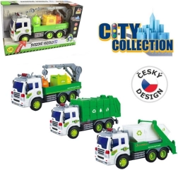 Friktion-powered Garbage Truck City Collection