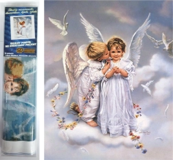 Teemantmaaliingelid 30 × 40 cm