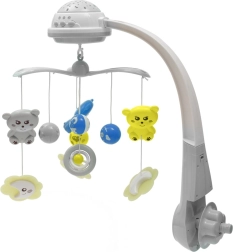 Voodikarussell valgusprojektoriga Baby Mix, hall