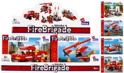 Firefighter building set with minifigure – 4 types