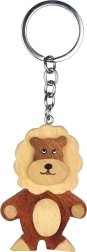 Wooden Keychain Standing Lion
