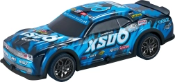 Sinise efektidega võidusõiduauto 19,5 cm