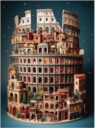 Puzzle Kolosseum 1000 tükki