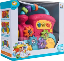 Interaktiivne pisipõnnide rong helide ja tuledega