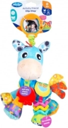 Playgro hobune Klusáček – riputatav sensoorne mänguasi närimisrõngaga