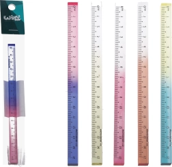 Colorful 3D Ruler 15 cm