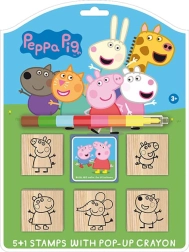 Peppa Pig templikomplekt vahakriidiga