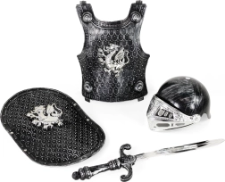 Rüütlikomplekt kiivri ja soomusega