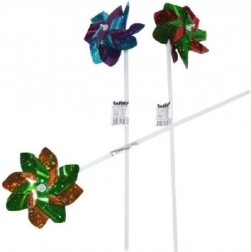 Värviline plastist tuuleveski 10 cm