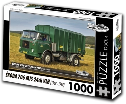 Pusle RETRO-AUTA TRUCK Škoda 706 MTS 24ch VLH 1000 tükki