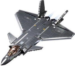 Sluban Army nähtamatu hävituslennuk J-20 metallilise pinnaga ehituskomplekt