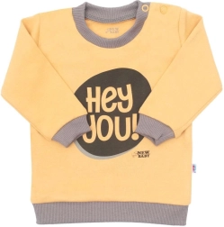 Beebi T-särk New Baby With Love sinepikollane