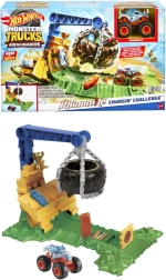 Hot Wheels Monster Trucks Arena Smashers Rhinomite – väljakutse purustava rehviga