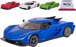 Kinsmart Koenigsegg Jesko Absolut die-cast car model with pull-back drive