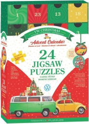 Advent Calendar with Puzzle EUROGRAPHICS Volkswagen 24×50 pieces