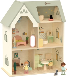 Suur puidust nuku­maja mööbliga