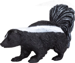 Realistic skunk figurine